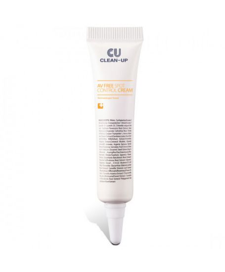 Точечный крем от воспалений CU Skin Clean-Up AV Free Spot Control Cream