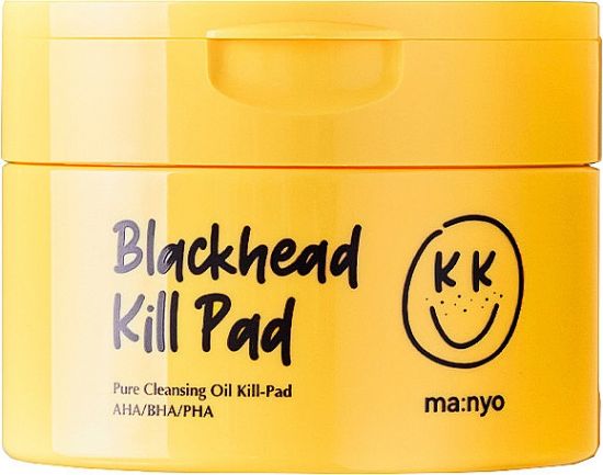 Пэды гидрофильные для очищения кожи с AHA BHA PHA кислотами Manyo Factory Blackhead Kill Pad