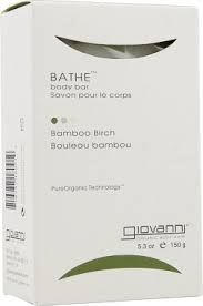 Мило для ванни "Бамбук-Береза" Giovanni Bathe Bamboo Birch Body Bar