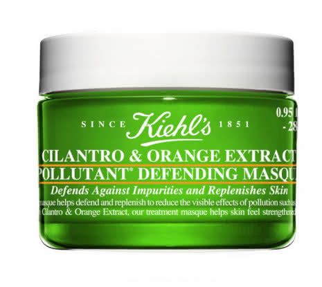 Ночная маска Kiehls Cilantro & Orange Extract Pollutant Defending Masque Travel Size