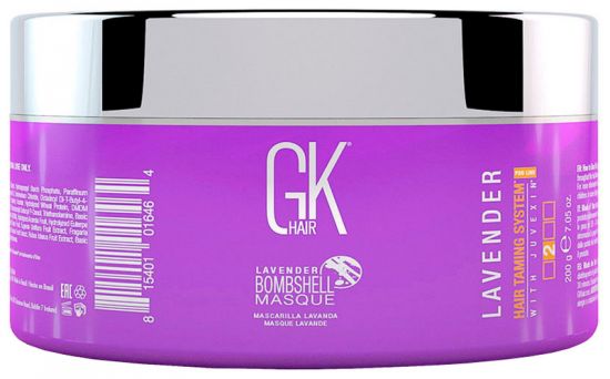 Маска с лавандовым оттенком для окрашенных волос GKhair Lavender Bombshell Masque
