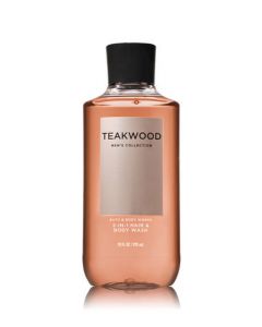 Гель для волос и тела Bath and Body "Teakwood" Men's Collection 2-in-1 Hair + Body Wash