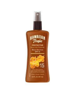 Солнцезащитный спрей Hawaiian Tropic Spray Lotion Sunscreen Broad Spectrum SPF 15