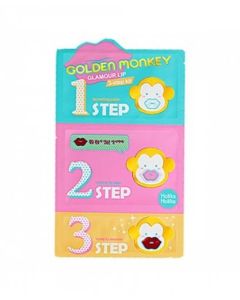 3-шаговый уход за губами Holika Holika Golden Monkey Glamour Lip 3-step Kit
