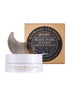 Гидрогелевые патчи для глаз с золотом и черным жемчугом PETITFEE Black Pearl & Gold Hydrogel Eye Patch 