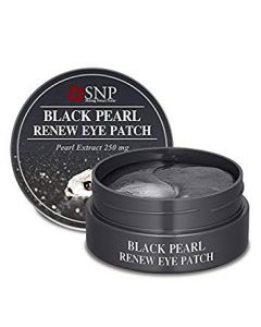Многофункциональные патчи с черным жемчугом SNP Black Pearl Renew Eye Patch