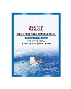 Маска с экстрактом ласточкиного гнезда SNP Bird’s Nest Aqua Ampoule Mask