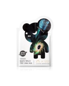 Маска для сужения пор "Мишка Черная дыра" THE OOZOO Bear Black Space Pore Caring Mask