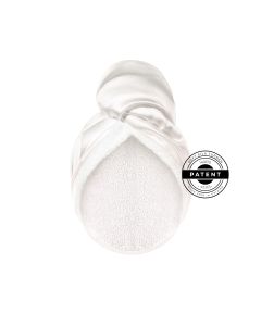 Двосторонній рушник-тюрбан для делікатного сушіння волосся MON MOU Hair Turban White