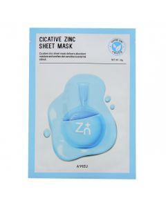 Лечебная тканевая маска с цинком A’PIEU Cicative Zinc Sheet Mask