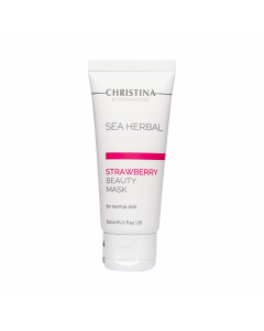 Полунична маска для нормальної шкіри Christina Sea Herbal Beauty Mask Strawberry