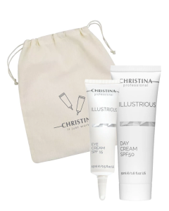 Набір Денний крем SPF 50 + крем для повік SPF 15 Christina Illustrious