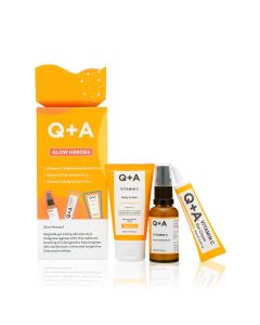 Подарочный набор для сияния кожи Q+A Glow Heroes Gift Set