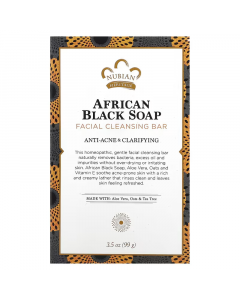 Черное мыло для проблемной кожи лица Nubian Heritage African Black Soap Facial Cleansing Bar