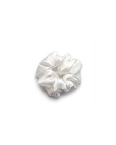 Резинка для волосся з натурального шовку MON MOU (Білий)