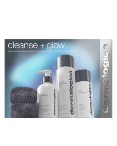 Ідеальне Тріо для щоденного догляду за шкірою Dermalogica Cleanse+Glow kit