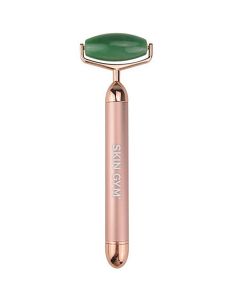 Массажный вибро-роллер для лица Skin Gym Jade Vibrating Lift & Contour Beauty Roller