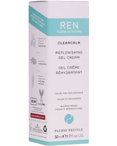 Восстанавливающий гель-крем REN Clearcalm Replenishing Gel Cream