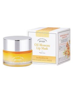 Ночная маска для губ с витамином Е и маслом облепихи Petitfee Oil Blossom Lip Mask 15g