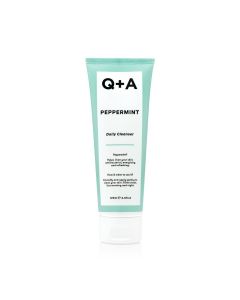 Очищувальний гель для обличчя з м'ятою Q+A Peppermint Daily Cleanser 