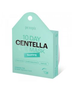 Успокаивающие гидрогелевые патчи с центеллой PETITFEE 10 Day Centella Eye Mask 20шт