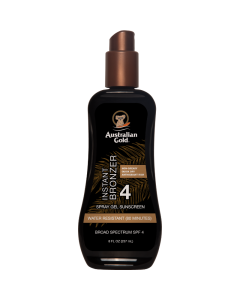 Спрей-гель с бронзером Australian Gold SPF 4 Spray Gel Bronzer