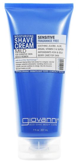 Крем для бритья Giovanni Shave Cream Fragrance Free for Sensitive Skin