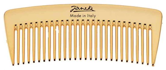 Расчёска золотистая для создания причёски Janeke Golden Wide-Teeth Styling Comb