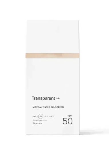 Минеральный солнцезащитный крем LIGHT SPF50 Transparent Lab MINERAL TINTED SUNSCREEN 