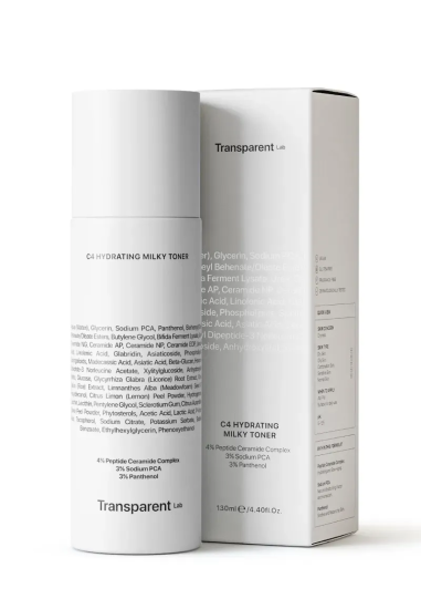 Зволожуючий молочний тонер Transparent Lab C4 Hydrating Milk Toner