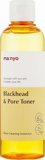Тонер очищающий для борьбы с черными точками Manyo Factory Blackhead & Pore Toner