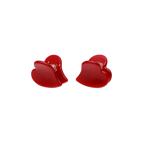 Набор заколок Emi Jay BABY HEART CLIP SET IN CHERRY KISS 
