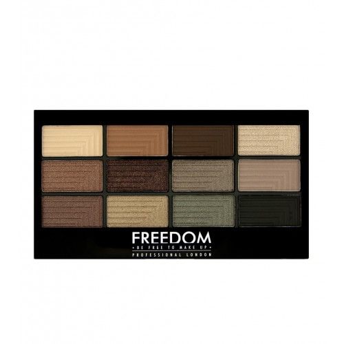 Палетка теней для век Freedom Makeup London Pro 12 Eyeshadow Stunning Smokes