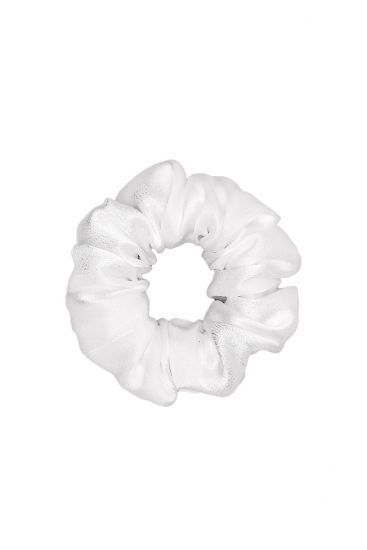 Шелковая резинка для волос Sirelis M Size (White)