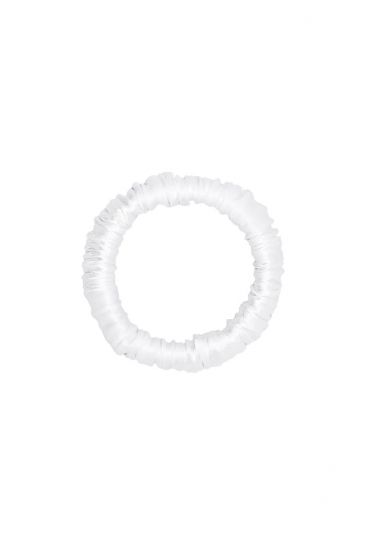Шелковая резинка для волос Sirelis S Size (White)