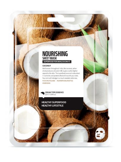 Тканевая маска "Кокос - Питание" Superfood for Skin Nourishing Sheet Mask