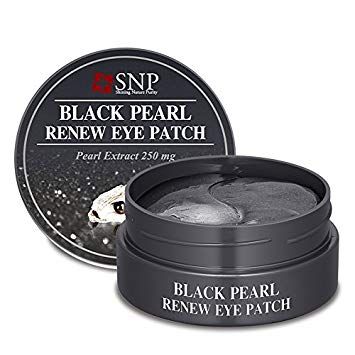 Многофункциональные патчи с черным жемчугом SNP Black Pearl Renew Eye Patch