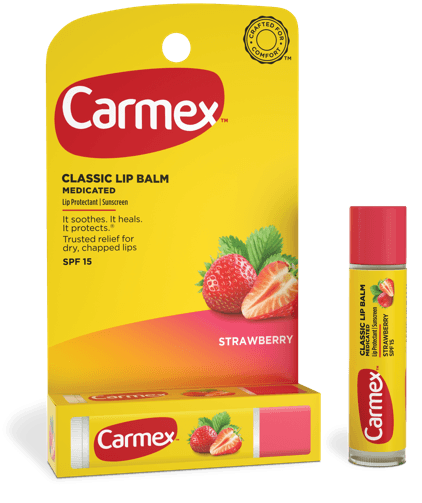Бальзам для губ в стике Carmex Strawberry Lip Balm