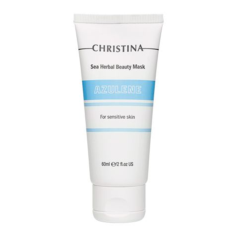 Маска красоты на основе морских трав Christina Sea Herbal Beauty Mask Azulene for Sensitive Skin