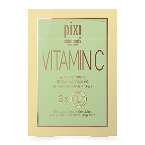 Набор тканевых масок с витамином С Pixi Vitamin-C Energizing Infusion Sheet Mask