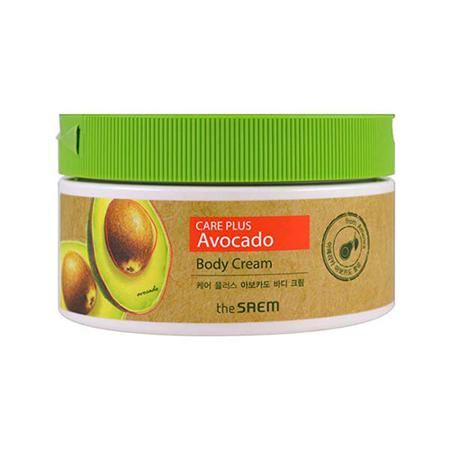 Живильний крем для тіла з екстрактом авокадо The Saem Care Plus Avocado Body Cream