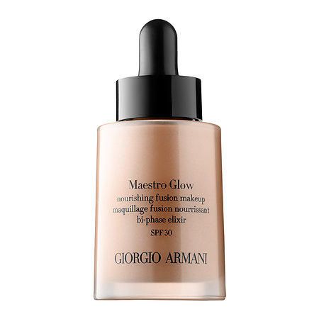Тональный флюид Giorgio Armani Maestro Glow Nourishing Fusion Makeup