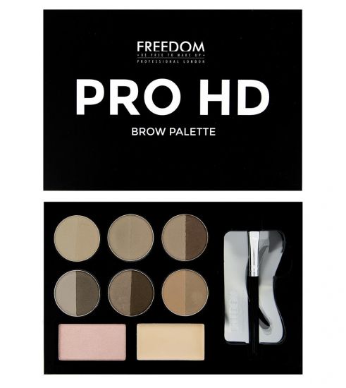 Набор для бровей Freedom Makeup Pro HD Brow Palette Fair Medium