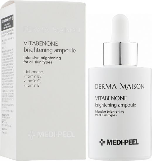 Ампульная сыворотка с витаминным комплексом Medi Peel Derma Maison Vitabenone Brightening Ampoule