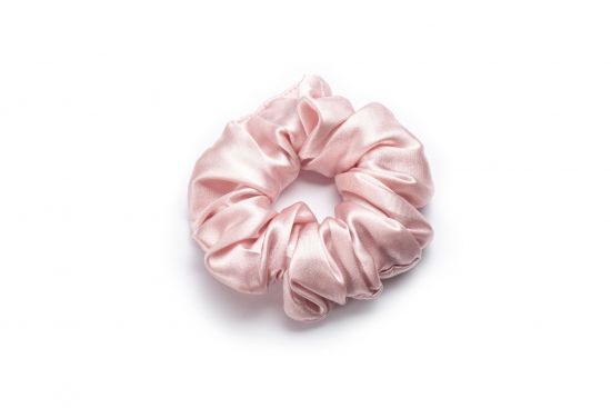 Резинка для волос из натурального шелка MON MOU (Розовый)