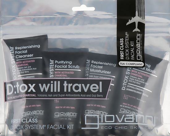 Набор для очищения Giovanni D:tox System Facial Kit Will Travel