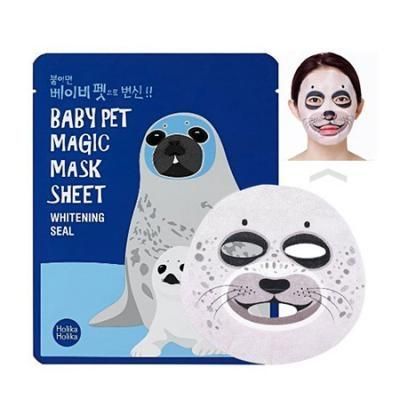 Тканевая маска Holika Holika Baby Pet Magic Mask Sheet Whitening Seal