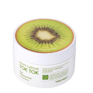 Ночная восстанавливающая маска с экстрактом киви TONY MOLY Fruity Capsule Tok Tok Kiwi Sleeping Pack 