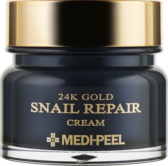 Крем для лица с коллоидным золотом и муцином улитки Medi-Peel 24k Gold Snail Repair Cream