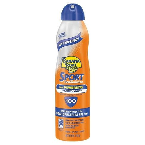 Солнцезащитный спрей Banana Boat Sport Performance Clear Spray Sunscreen SPF 100